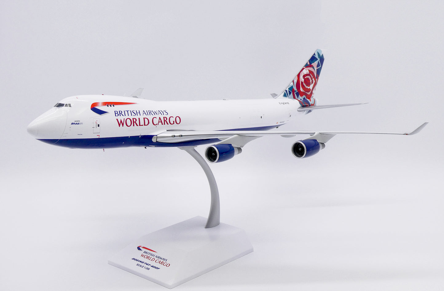 JC WINGS B747-400F BRITISH AIRWAYS WORLD CARGO (ATLAS AIR) "CHELSEA ROSE" REG: N495MC