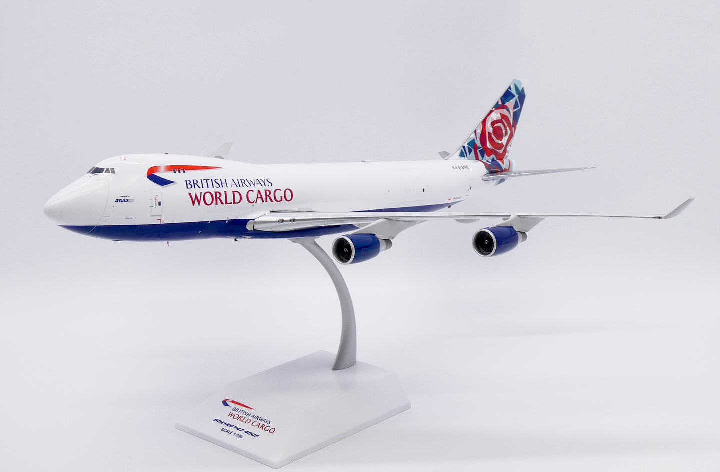 JC WINGS B747-400F BRITISH AIRWAYS WORLD CARGO (ATLAS AIR) "CHELSEA ROSE" REG: N495MC