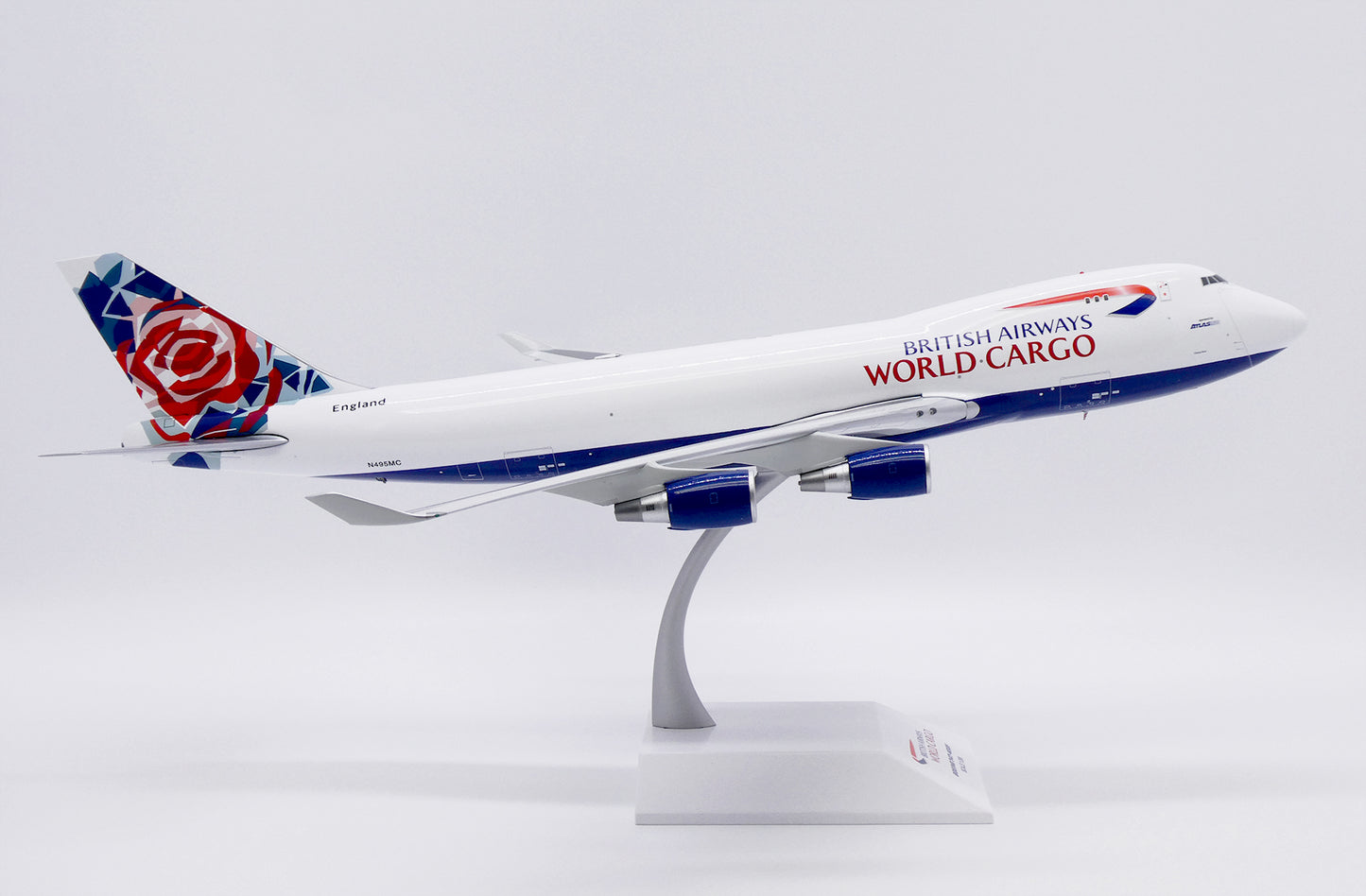 JC WINGS B747-400F BRITISH AIRWAYS WORLD CARGO (ATLAS AIR) "CHELSEA ROSE" REG: N495MC