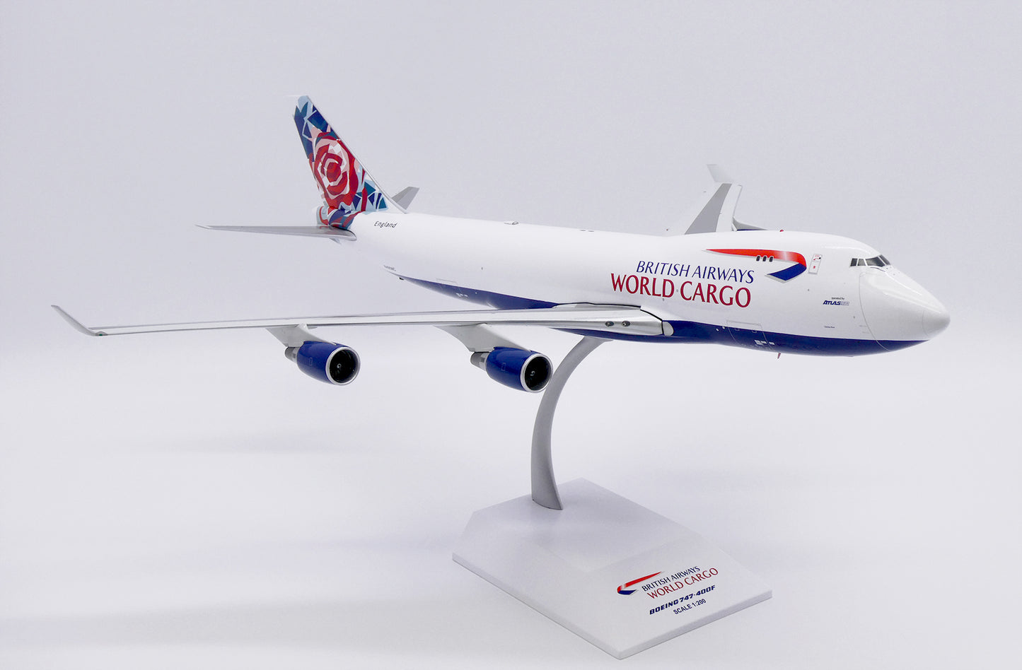 JC WINGS B747-400F BRITISH AIRWAYS WORLD CARGO (ATLAS AIR) "CHELSEA ROSE" REG: N495MC