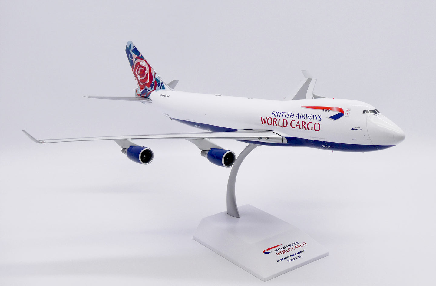 JC WINGS B747-400F BRITISH AIRWAYS WORLD CARGO (ATLAS AIR) "CHELSEA ROSE" REG: N495MC