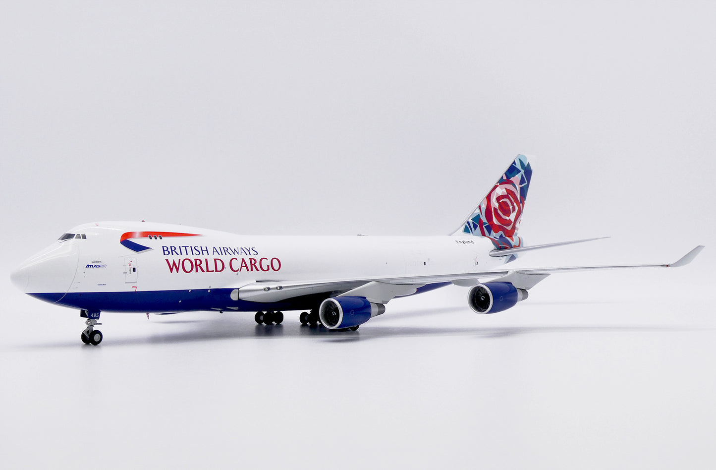 JC WINGS B747-400F BRITISH AIRWAYS WORLD CARGO (ATLAS AIR) "CHELSEA ROSE" REG: N495MC