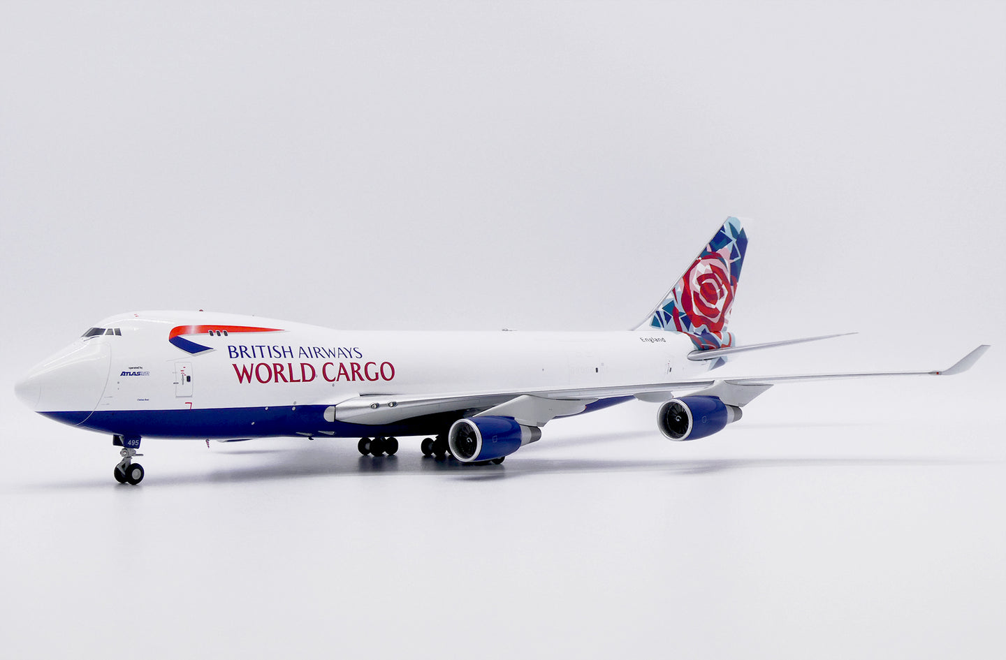 JC WINGS B747-400F BRITISH AIRWAYS WORLD CARGO (ATLAS AIR) "CHELSEA ROSE" REG: N495MC