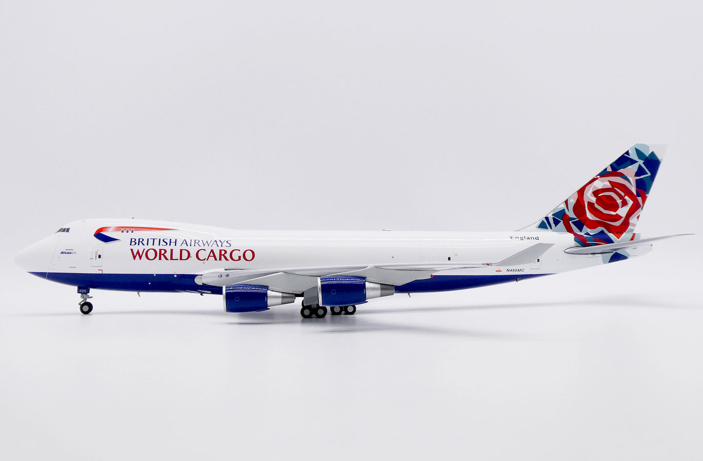 JC WINGS B747-400F BRITISH AIRWAYS WORLD CARGO (ATLAS AIR) "CHELSEA ROSE" REG: N495MC