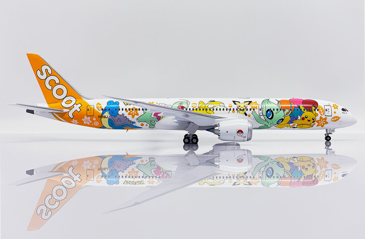 JCWINGS B787-9 DREAMLINER SCOOT "POKEMON LIVERY" REG: 9V-OJJ