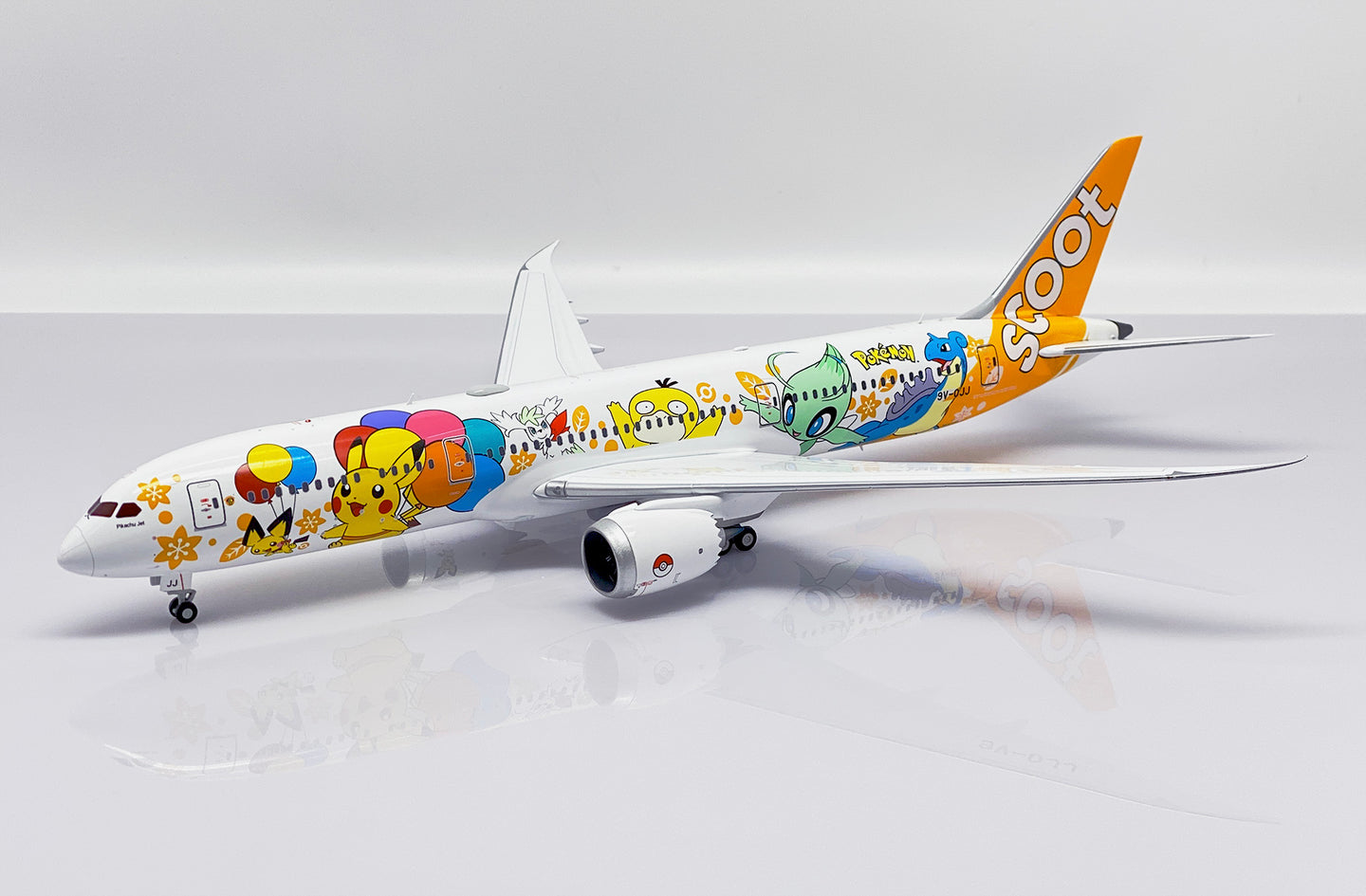 JCWINGS B787-9 DREAMLINER SCOOT "POKEMON LIVERY" REG: 9V-OJJ