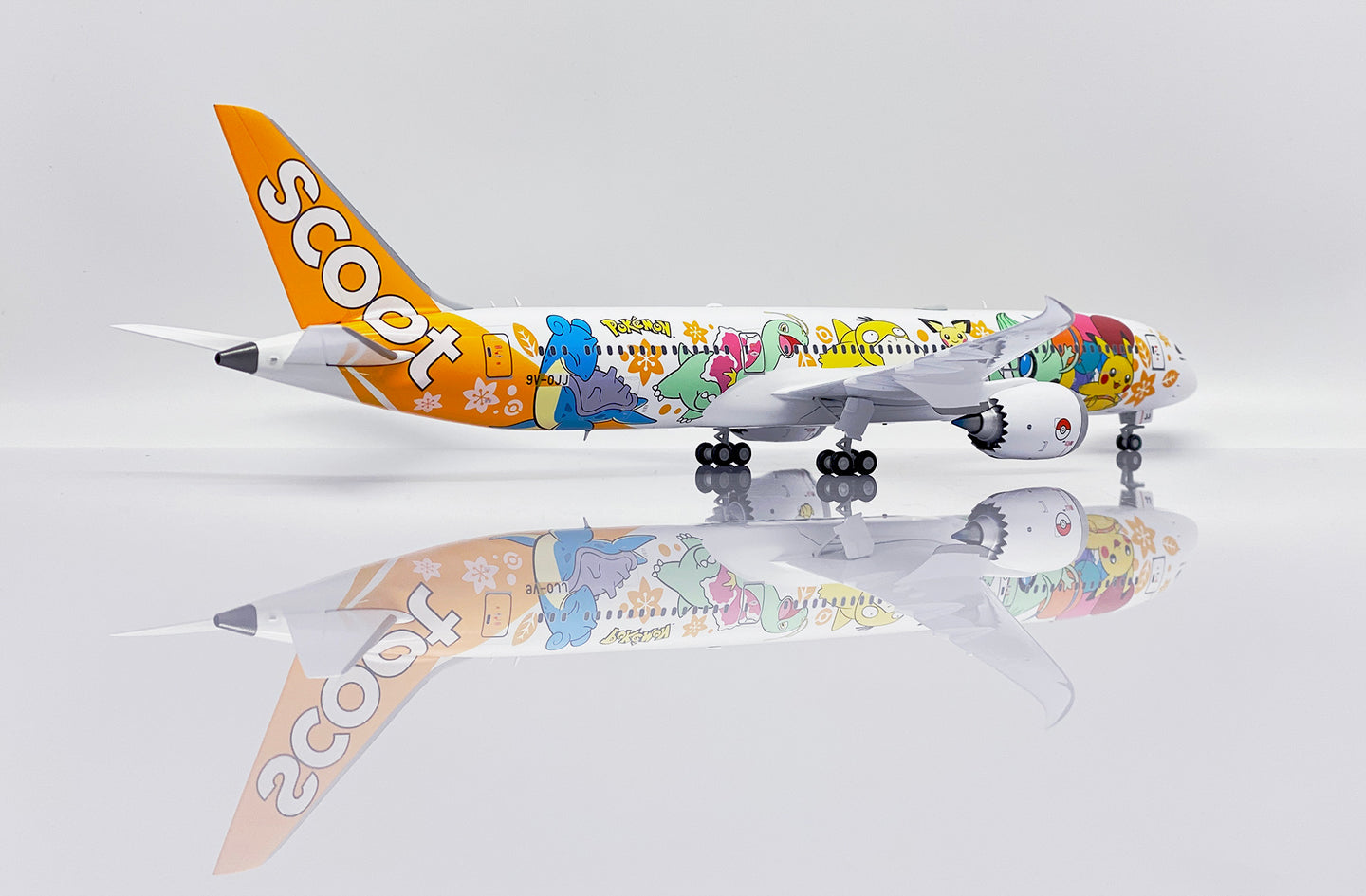 JCWINGS B787-9 DREAMLINER SCOOT "POKEMON LIVERY" REG: 9V-OJJ