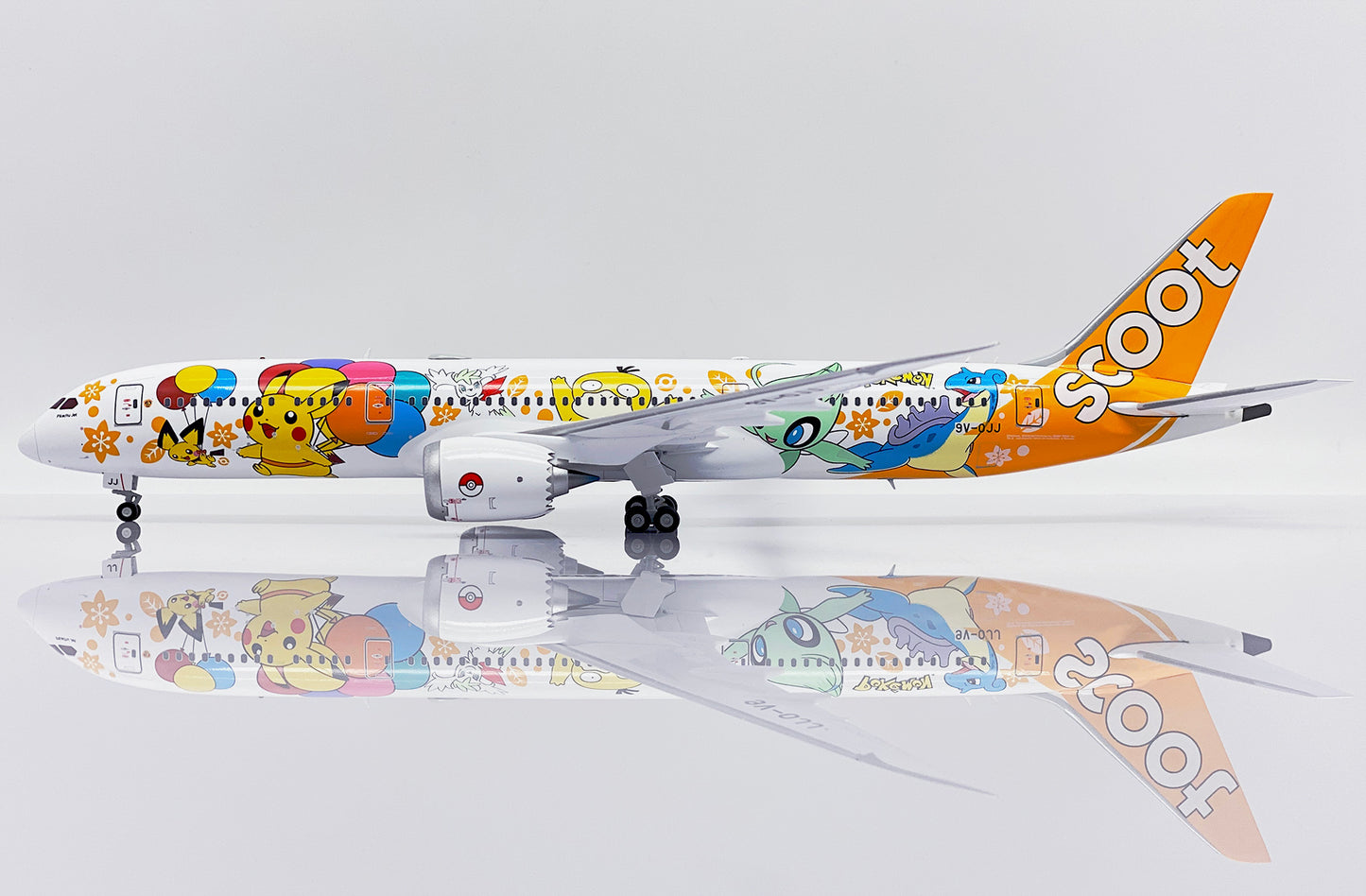 JCWINGS B787-9 DREAMLINER SCOOT "POKEMON LIVERY" REG: 9V-OJJ