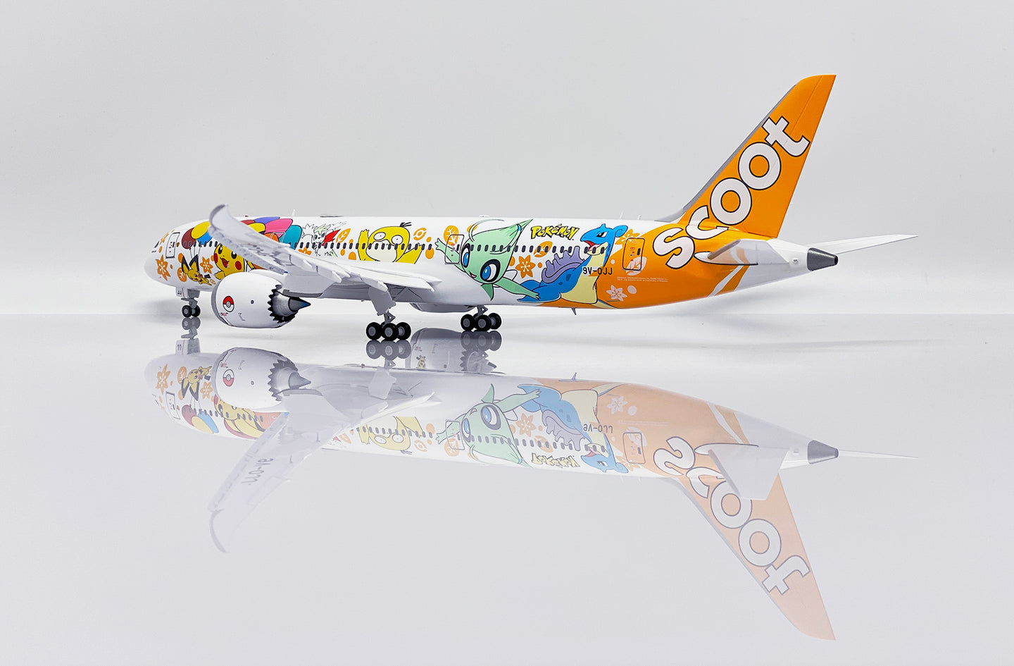 JC WINGS B787-9 DREAMLINER SCOOT "POKEMON LIVERY" (FLAPS DOWN) REG: 9V-OJJ