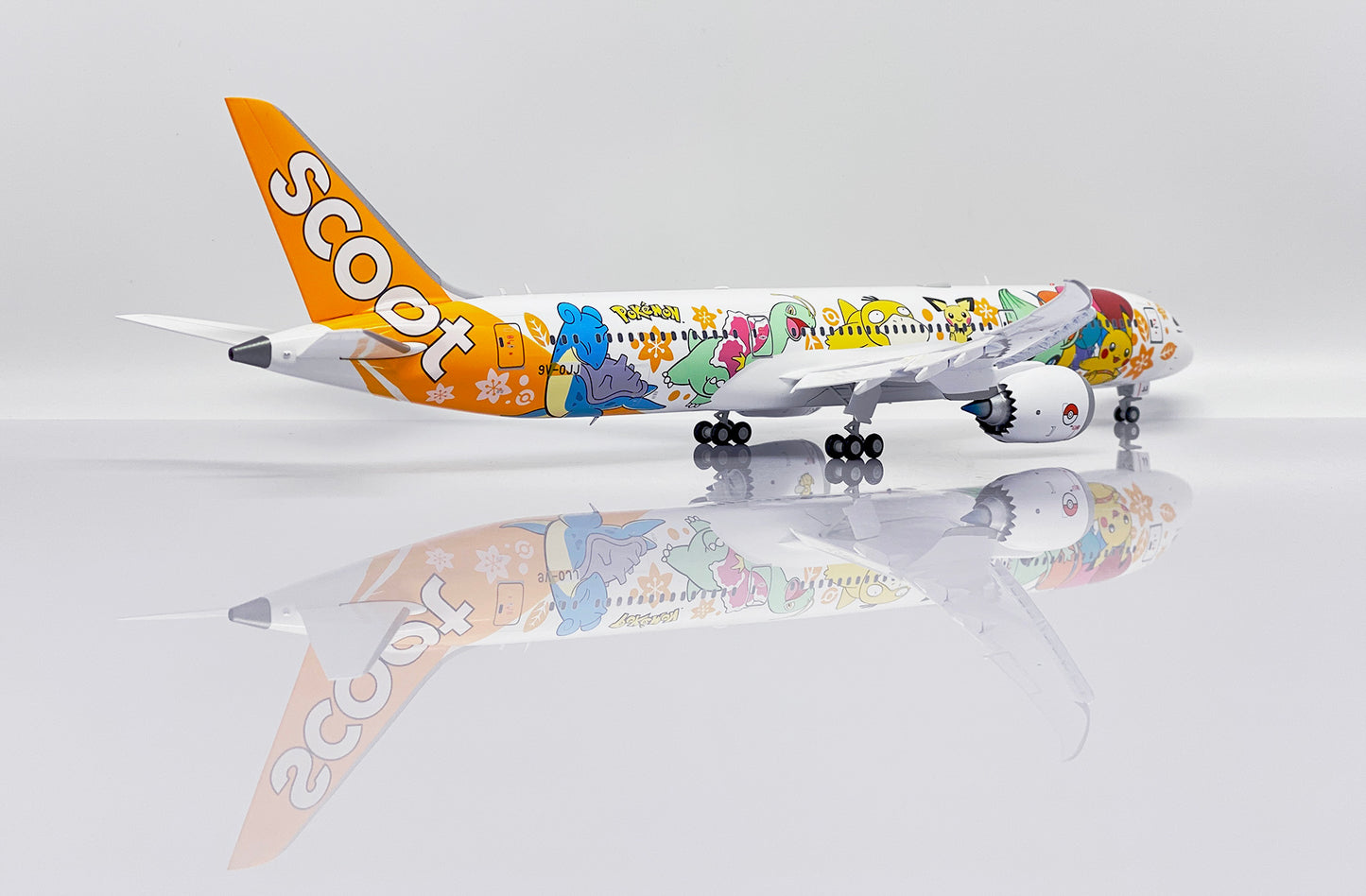 JC WINGS B787-9 DREAMLINER SCOOT "POKEMON LIVERY" (FLAPS DOWN) REG: 9V-OJJ