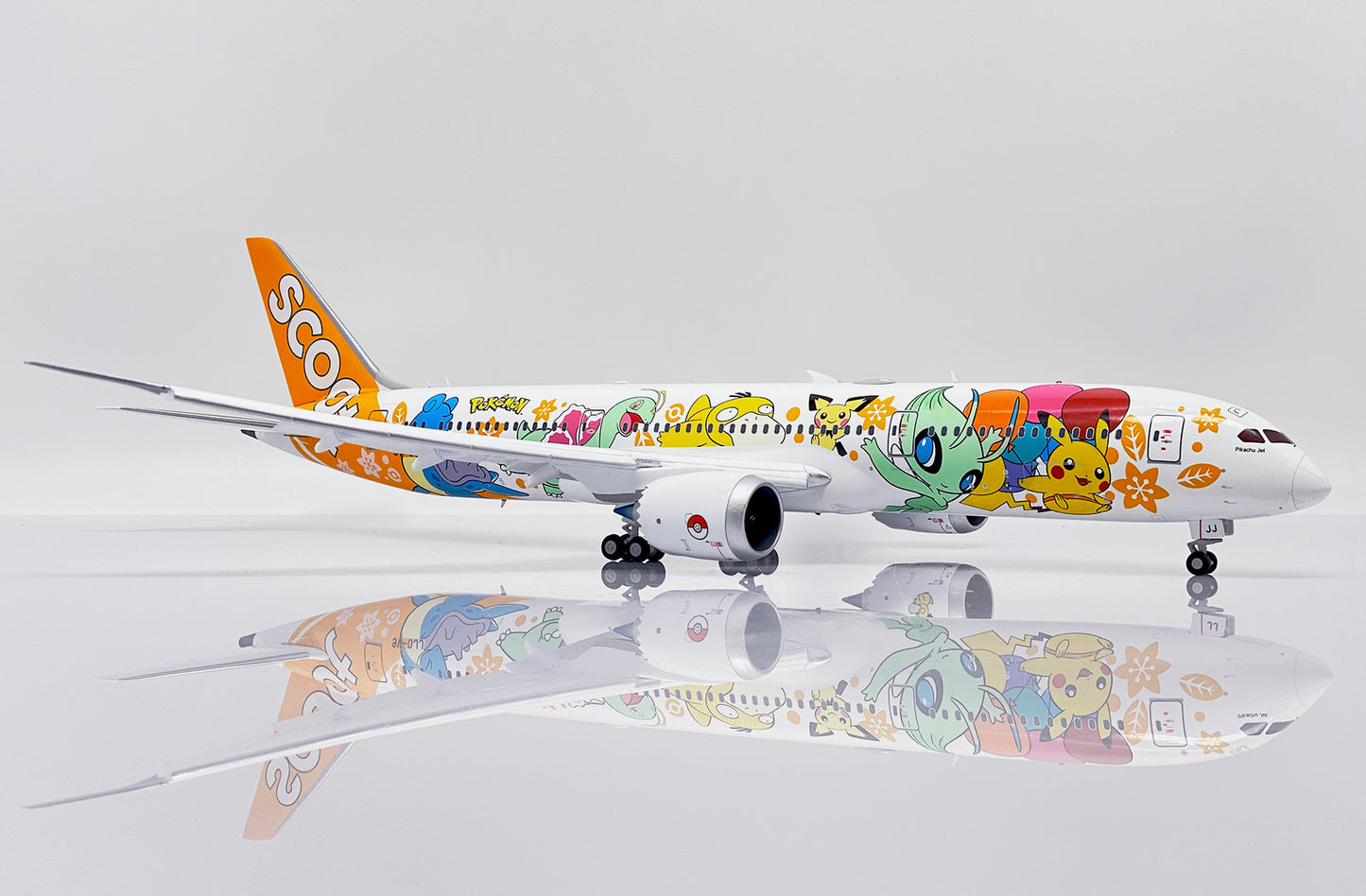 JC WINGS B787-9 DREAMLINER SCOOT "POKEMON LIVERY" (FLAPS DOWN) REG: 9V-OJJ