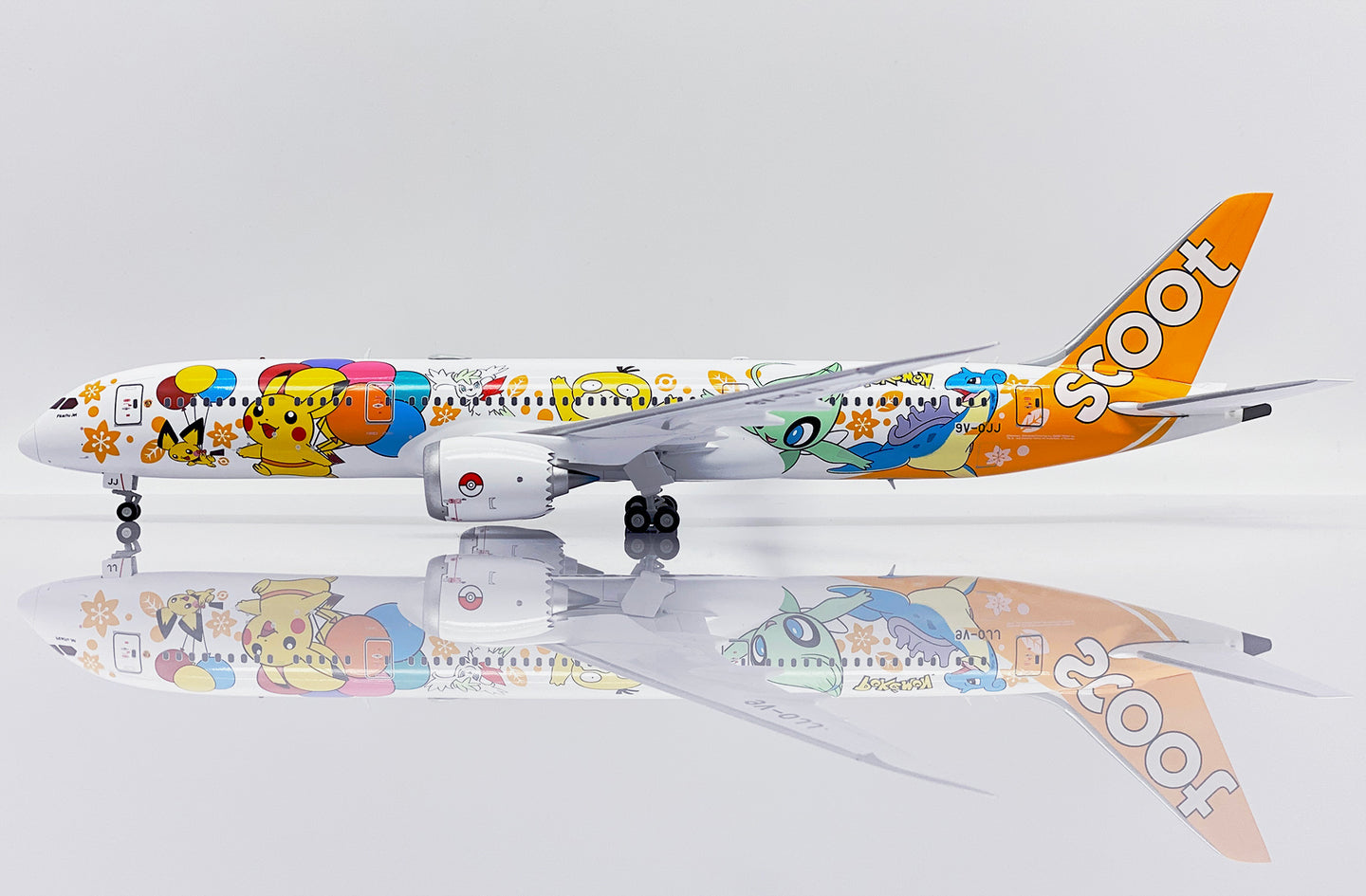 JCWINGS B787-9 DREAMLINER SCOOT "POKEMON LIVERY" REG: 9V-OJJ