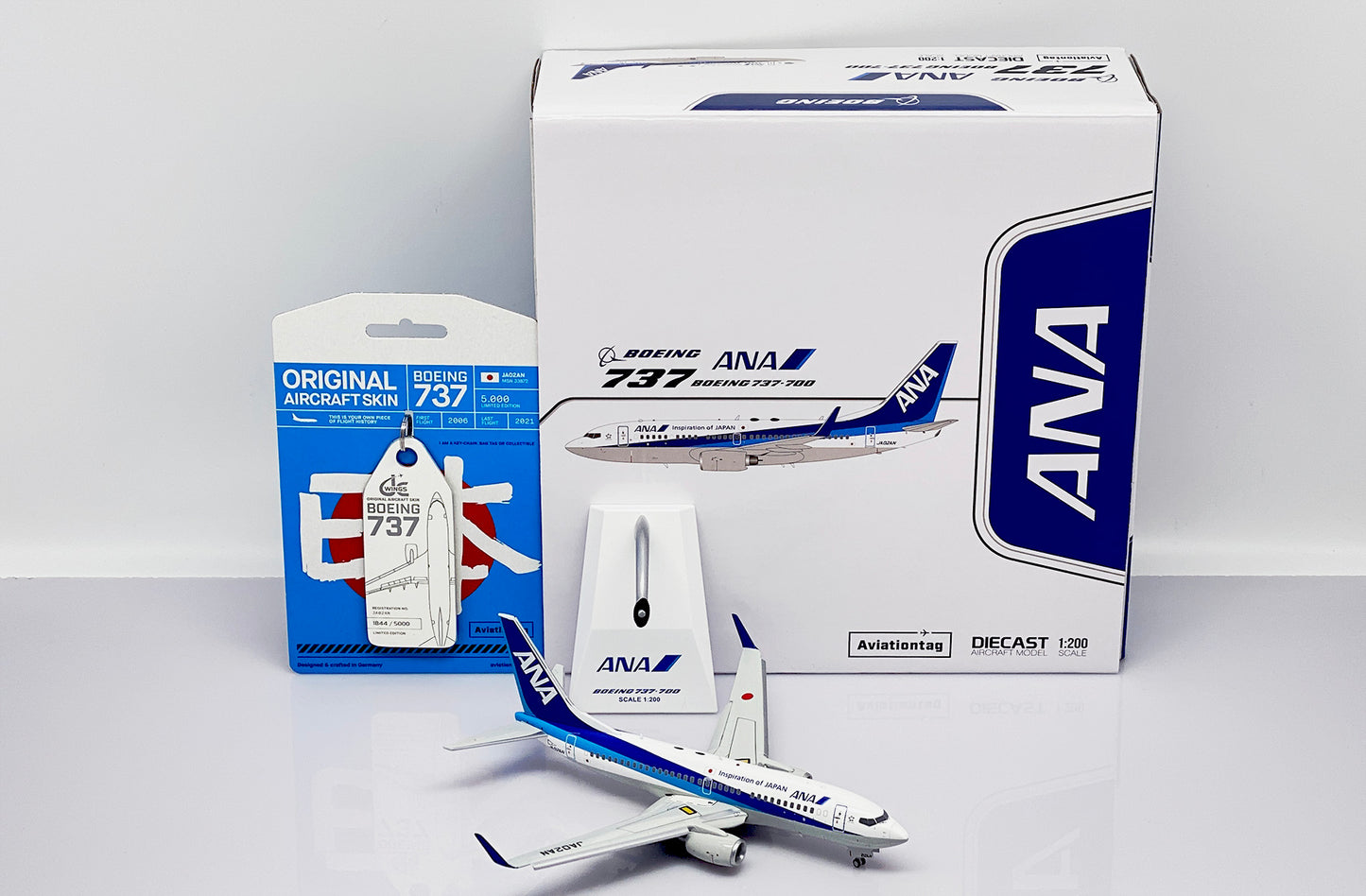 JC WINGS B737-700 ALL NIPPON AIRWAYS (FLAPS DOWN) REG: JA02AN