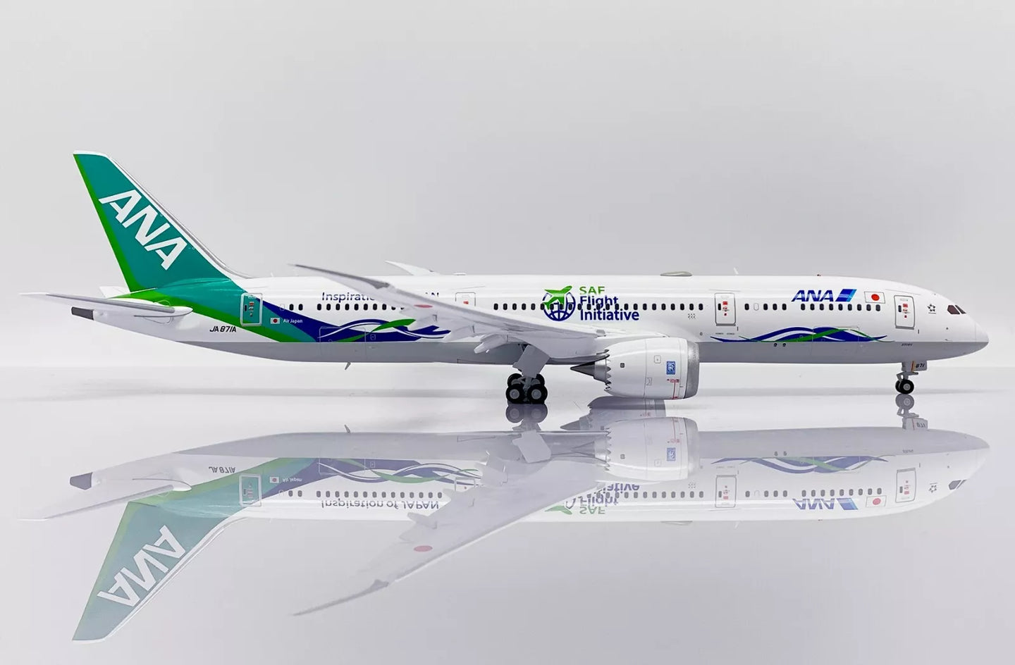 JC WINGS B787-9 DREAMLINER ALL NIPPON AIRWAYS (ANA) "ANA FUTURE PROMISE LIVERY" (FLAP DOWN) REG: JA871A