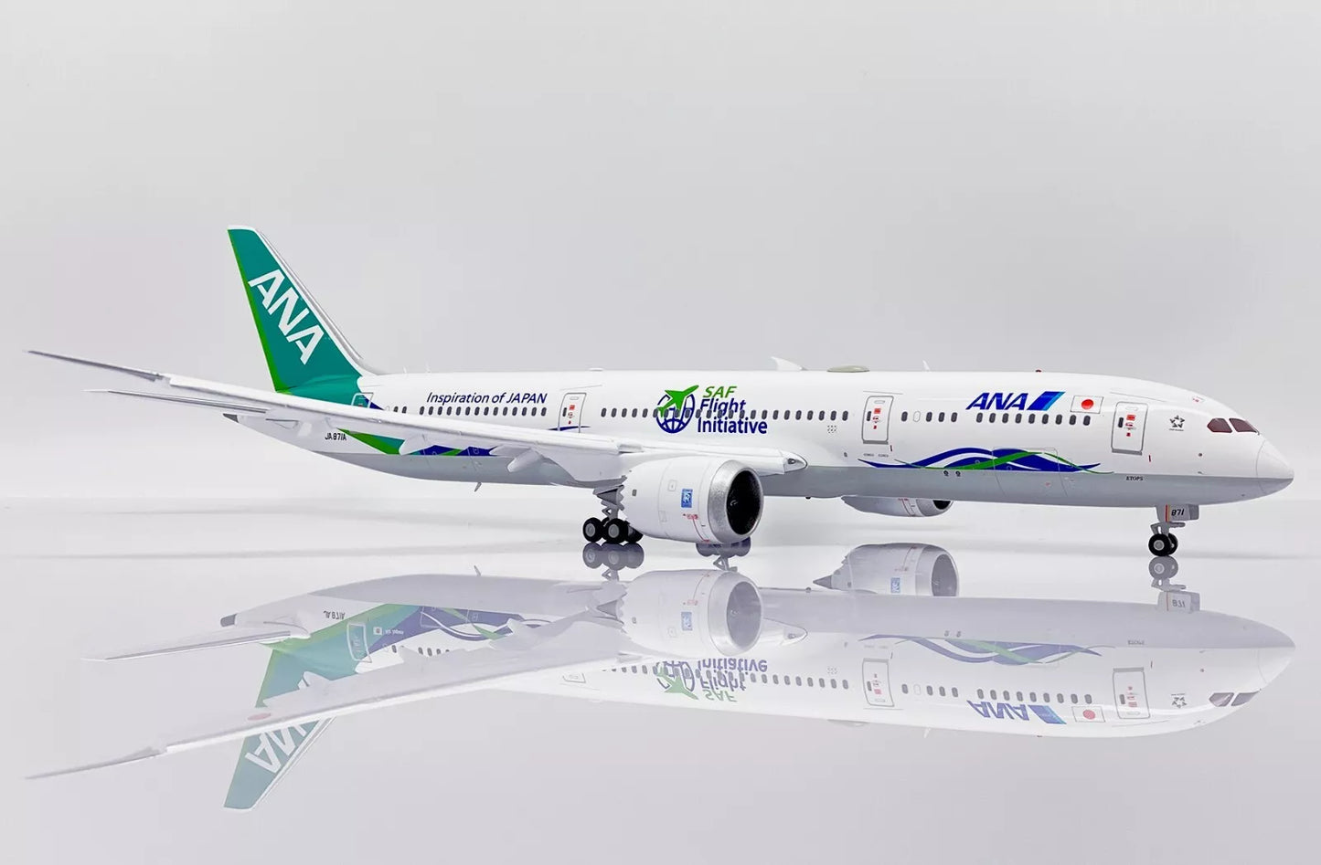 JC WINGS B787-9 DREAMLINER ALL NIPPON AIRWAYS (ANA) "ANA FUTURE PROMISE LIVERY" (FLAP DOWN) REG: JA871A