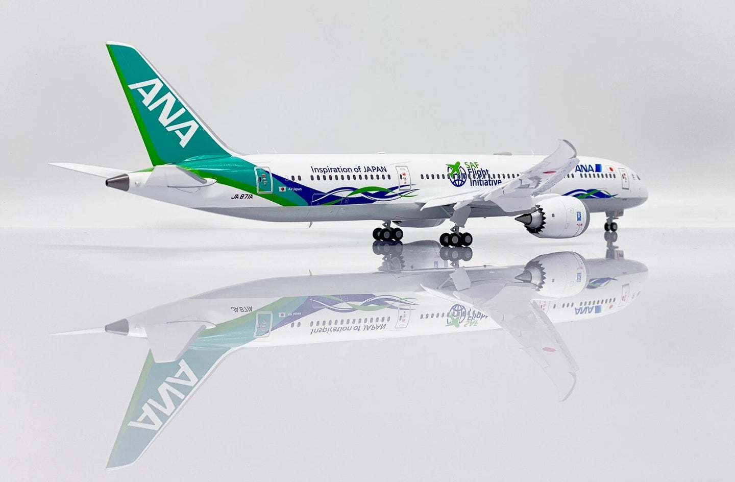 JC WINGS B787-9 DREAMLINER ALL NIPPON AIRWAYS (ANA) "ANA FUTURE PROMISE LIVERY" (FLAP DOWN) REG: JA871A