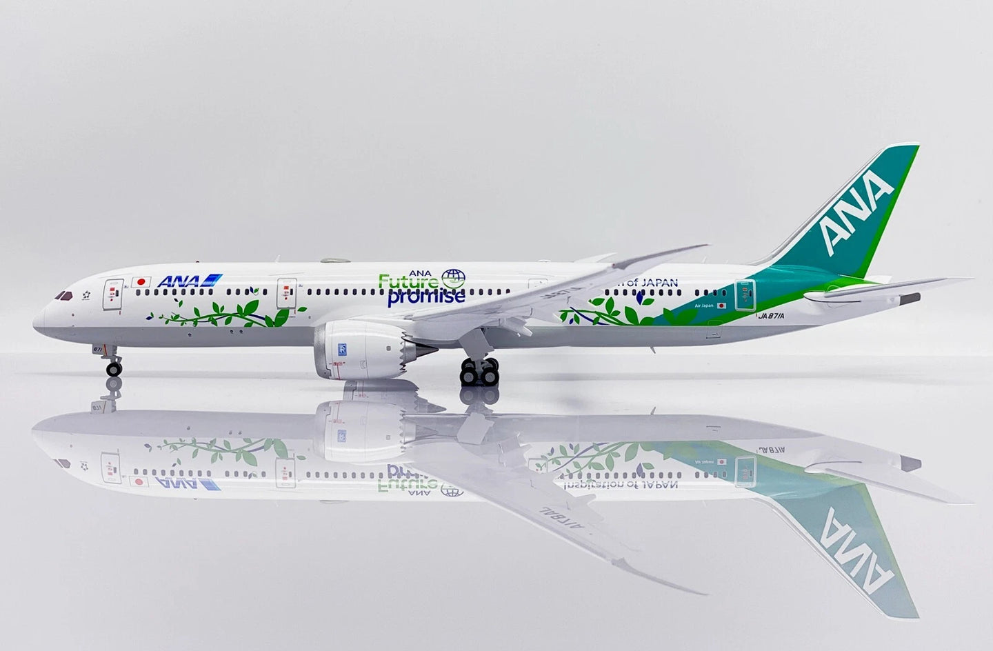 JC WINGS B787-9 DREAMLINER ALL NIPPON AIRWAYS (ANA) "ANA FUTURE PROMISE LIVERY" (FLAP DOWN) REG: JA871A