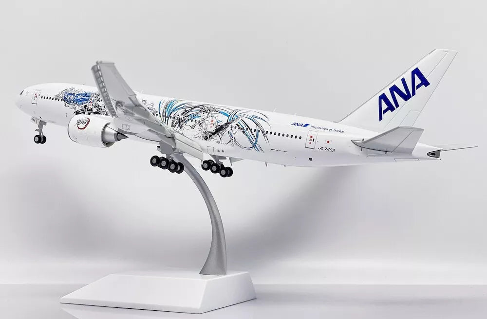 JC WINGS B777-200 ER ALL NIPPON AIRWAYS ((ANA) "DEMON SLAYER:KIMETSU NO YAIBA LIVERY" (FLAPS DOWN) REG: JA745A