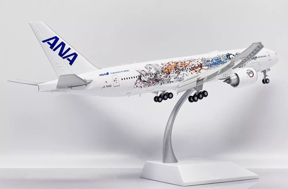 JC WINGS B777-200 ER ALL NIPPON AIRWAYS ((ANA) "DEMON SLAYER:KIMETSU NO YAIBA LIVERY" (FLAPS DOWN) REG: JA745A