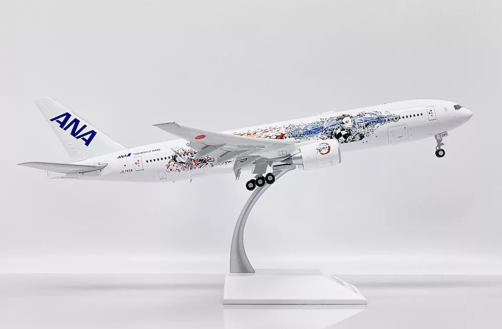 JC WINGS B777-200 ER ALL NIPPON AIRWAYS ((ANA) "DEMON SLAYER:KIMETSU NO YAIBA LIVERY" (FLAPS DOWN) REG: JA745A