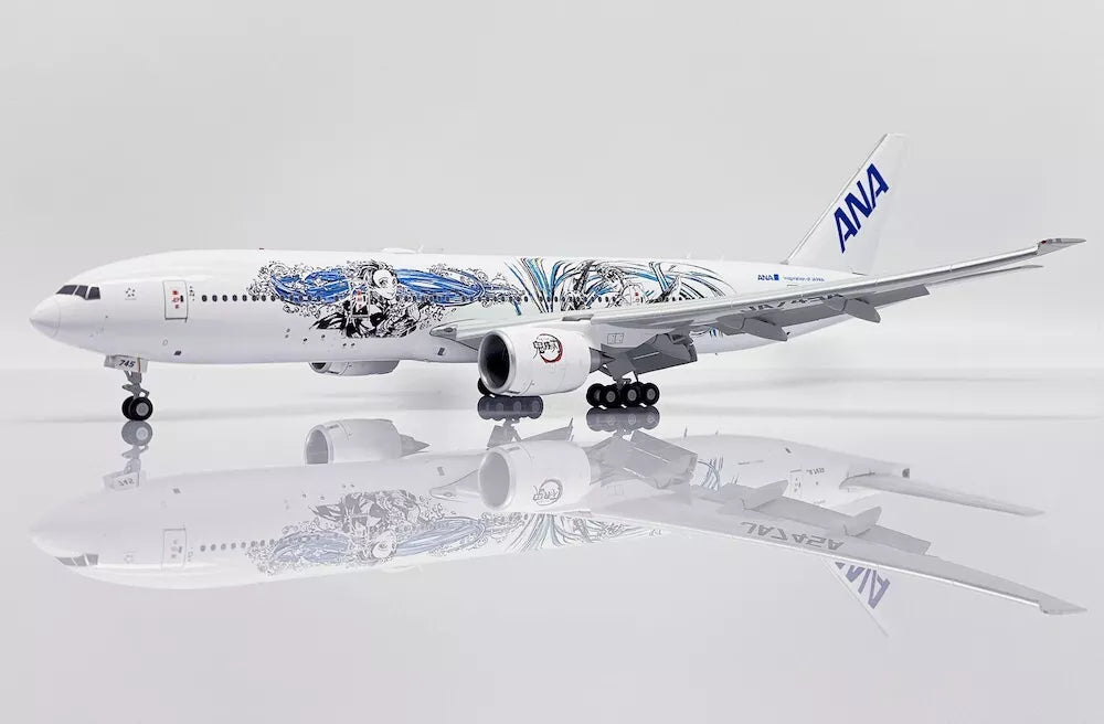 JC WINGS B777-200 ER ALL NIPPON AIRWAYS ((ANA) "DEMON SLAYER:KIMETSU NO YAIBA LIVERY" (FLAPS DOWN) REG: JA745A