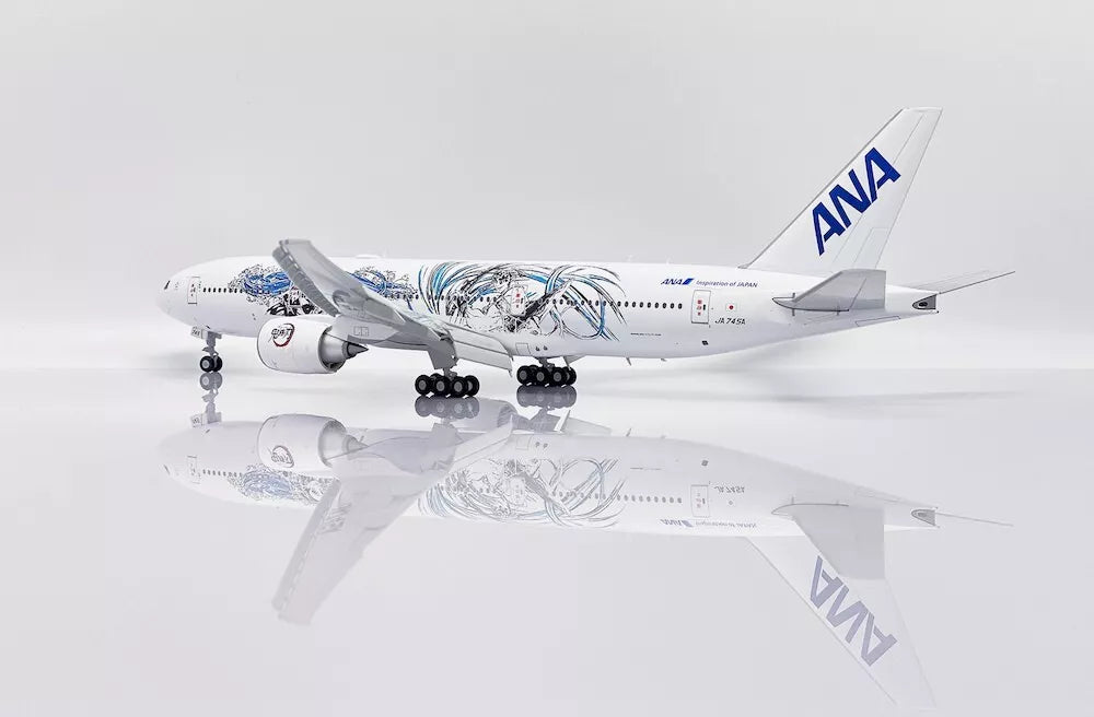 JC WINGS B777-200 ER ALL NIPPON AIRWAYS ((ANA) "DEMON SLAYER:KIMETSU NO YAIBA LIVERY" (FLAPS DOWN) REG: JA745A