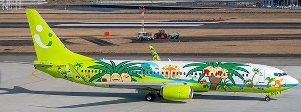 JCWINGS B737-800 SOLASEED AIR NASSY JET MIYAZAKI REG: JA803X