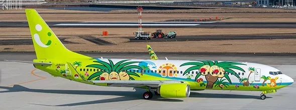 JC WINGS B737-800 SOLASEED AIR "NASSY JET MIYAZAKI" (FLAPS DOWN) REG: JA803X