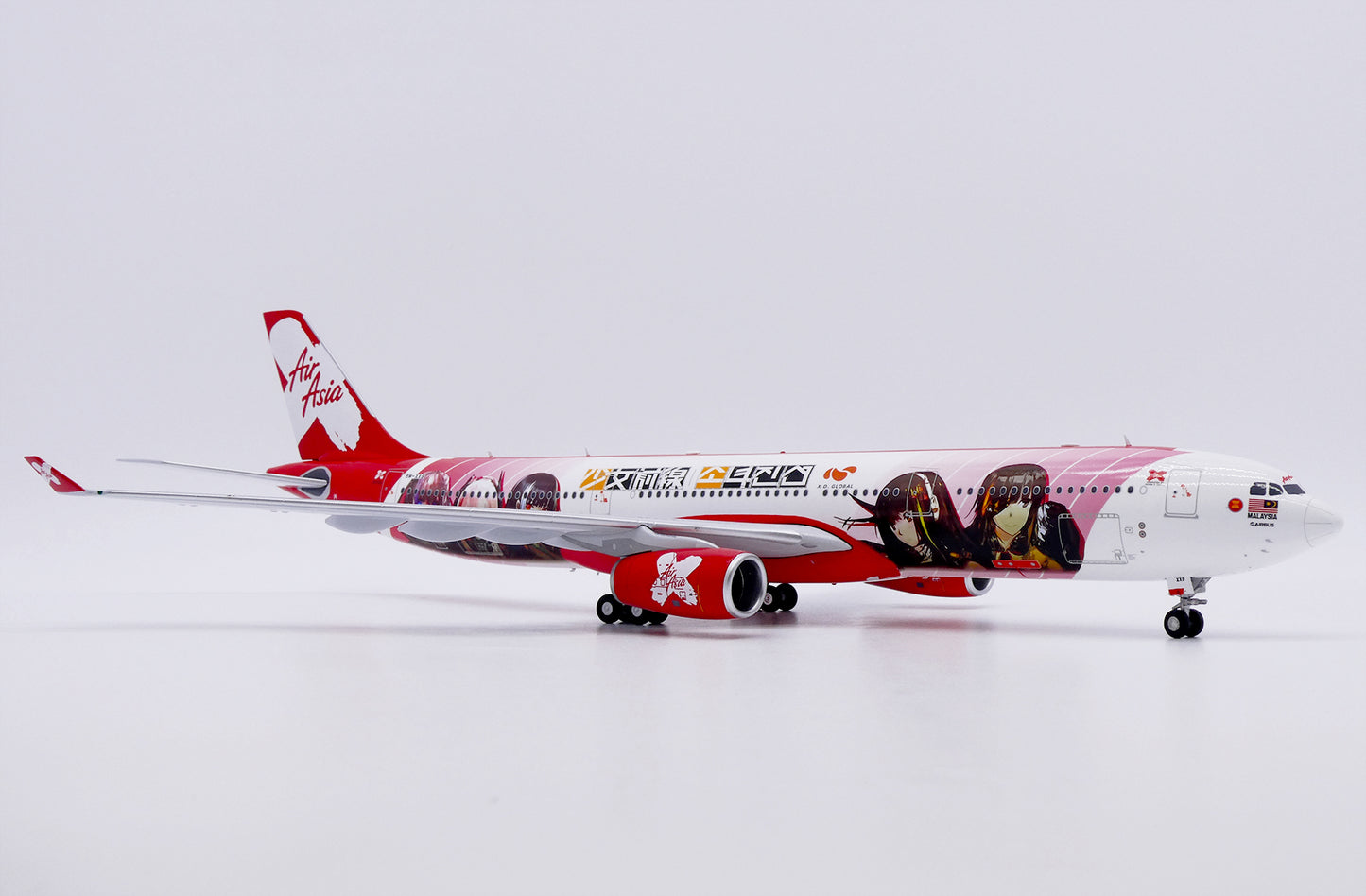 JC WINGS A330-300 AIR ASIA "X GIRLS FRONTLINE" REG: 9M-XXB