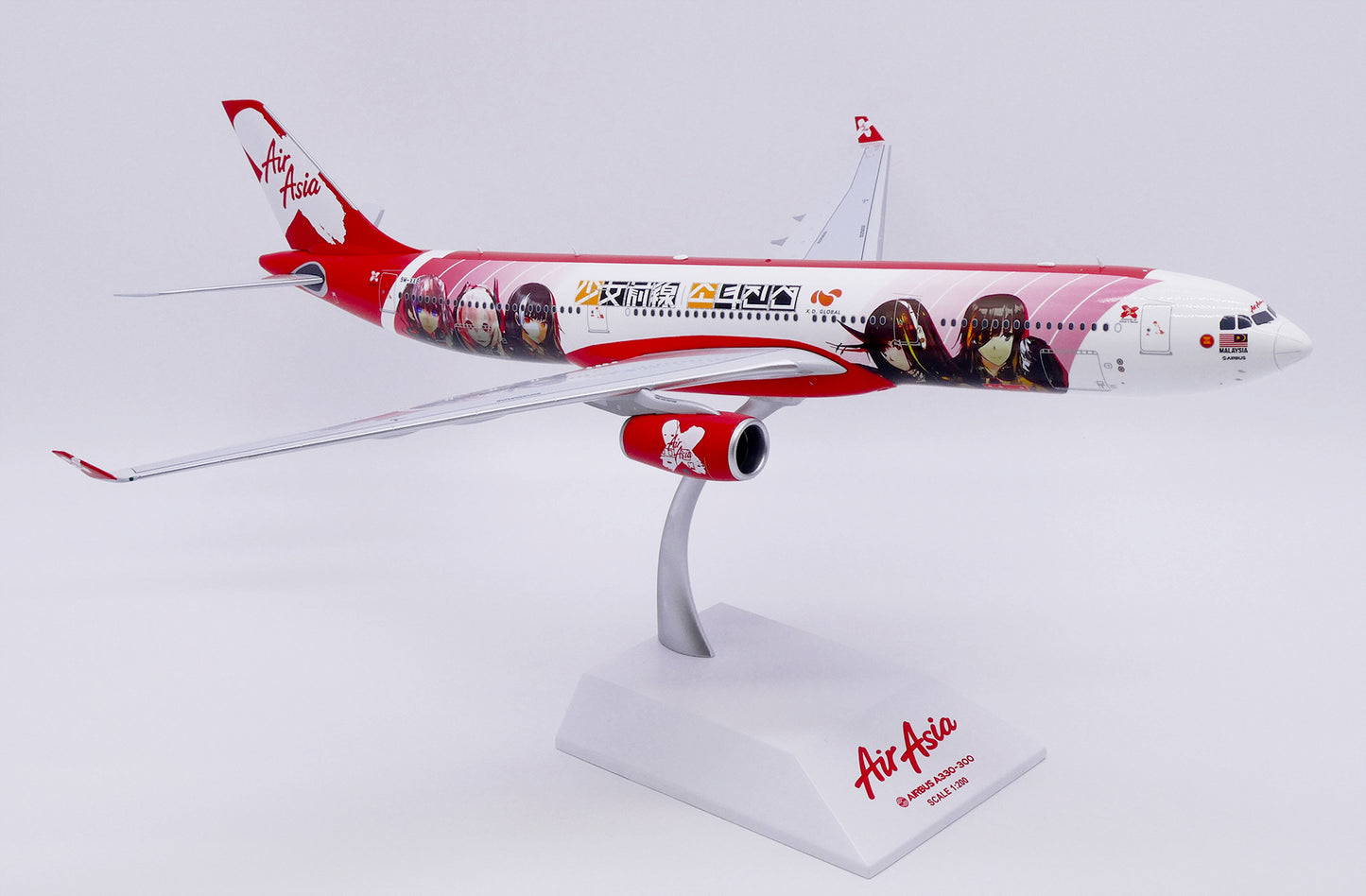 JC WINGS A330-300 AIR ASIA "X GIRLS FRONTLINE" REG: 9M-XXB