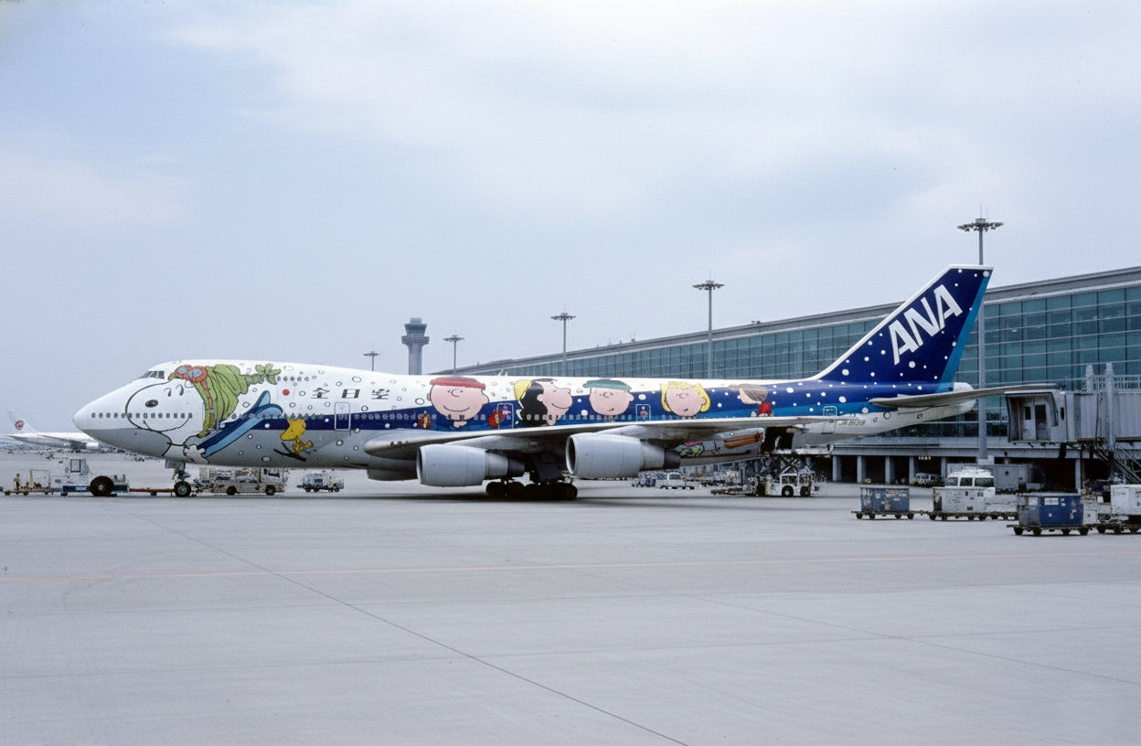 JC WINGS B747-100SR ALL NIPPON AIRWAYS (ANA) "SNOOPY" (FLAPS DOWN) REG: JA8139