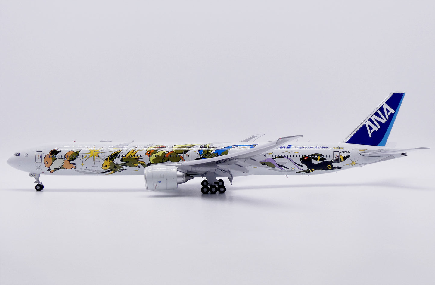 JC WINGS B777-300ER ALL NIPPON AIRWAYS "EEVEE JET" (FLAPS DOWN) REG: JA784A