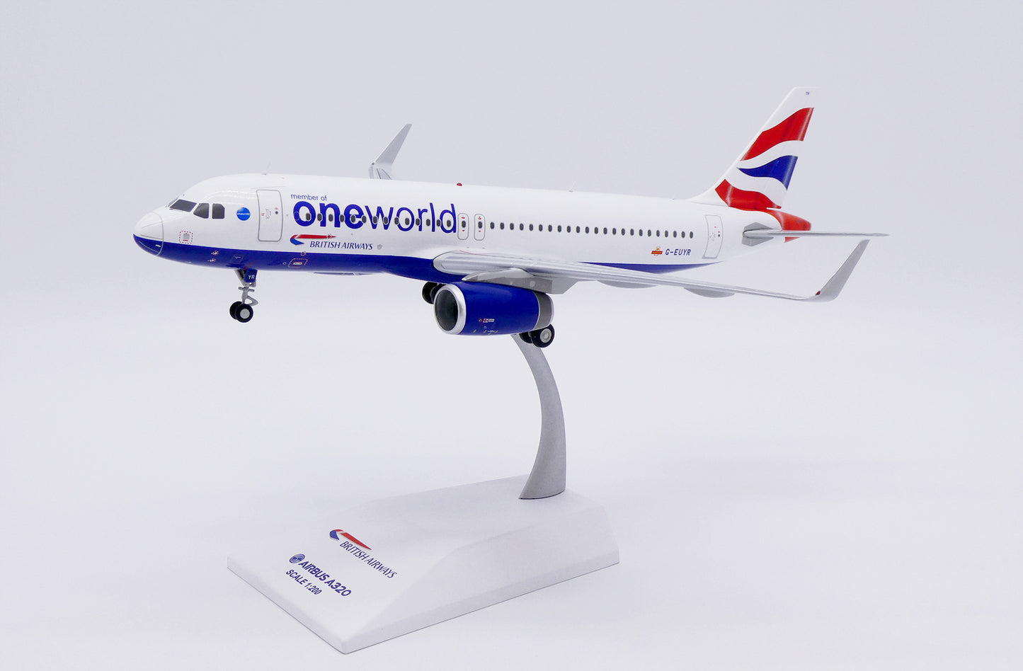 JC WINGS A320 BRITISH AIRWAYS "ONEWORLD" REG: G-EUYR