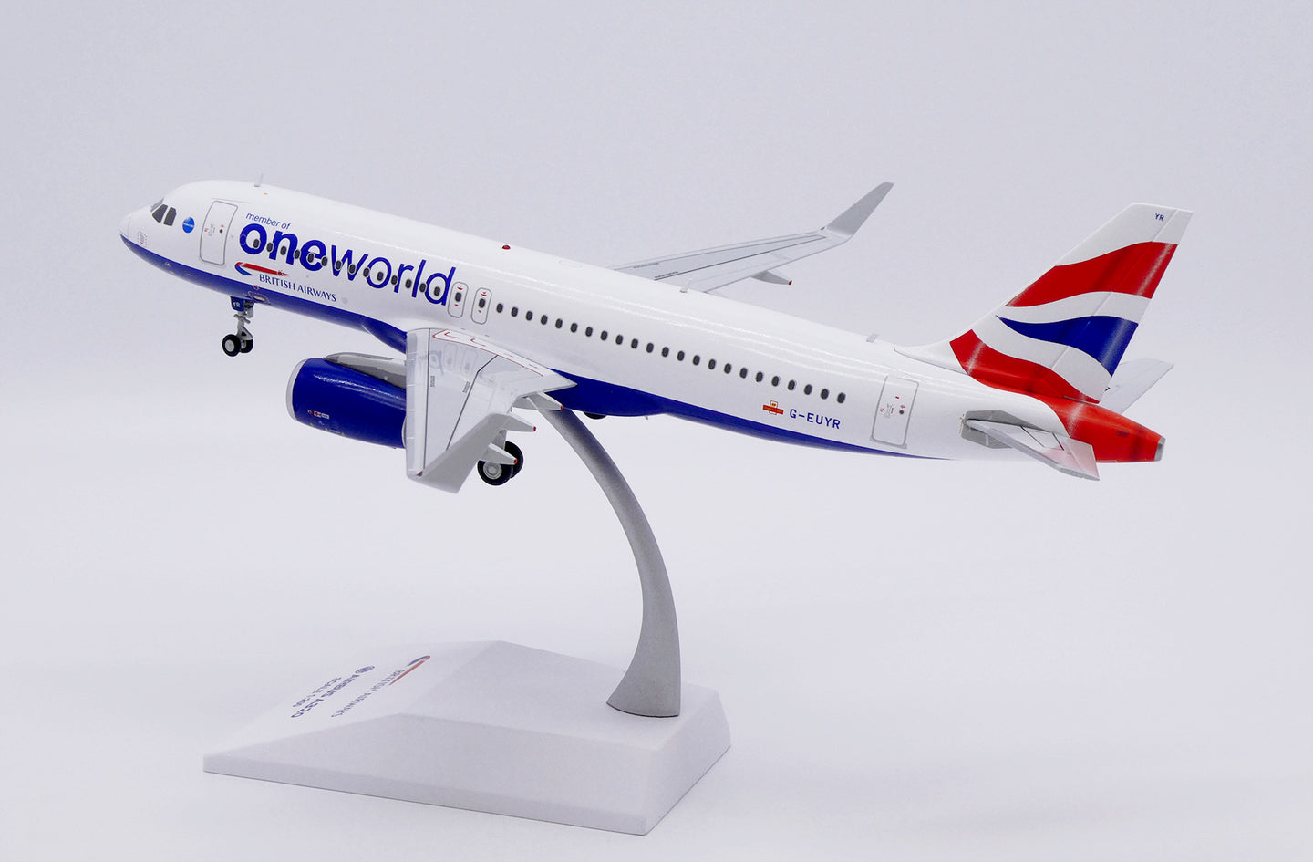 JC WINGS A320 BRITISH AIRWAYS "ONEWORLD" REG: G-EUYR
