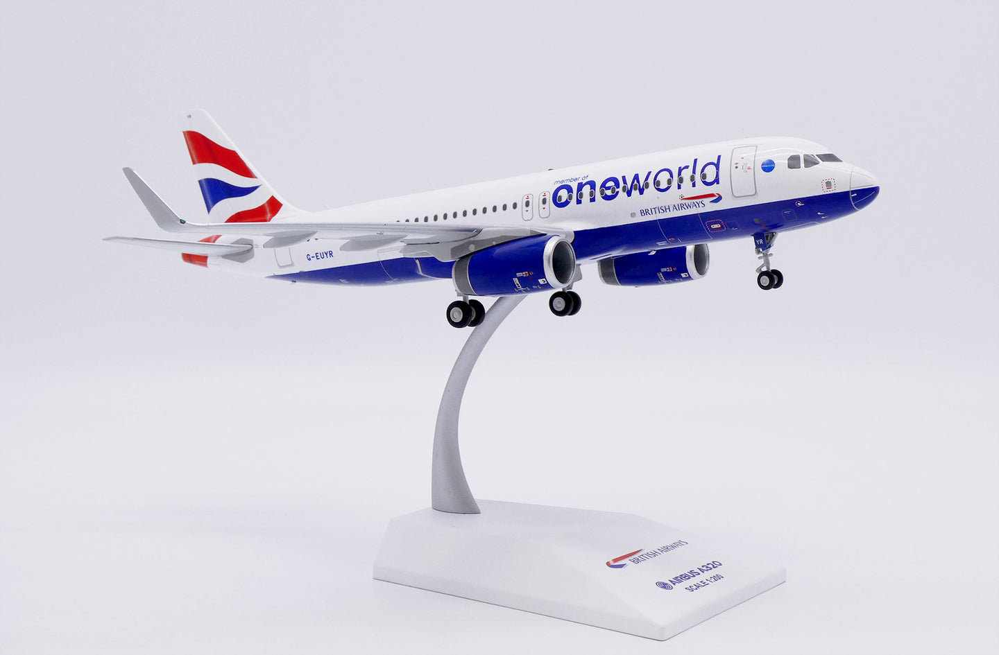 JC WINGS A320 BRITISH AIRWAYS "ONEWORLD" REG: G-EUYR