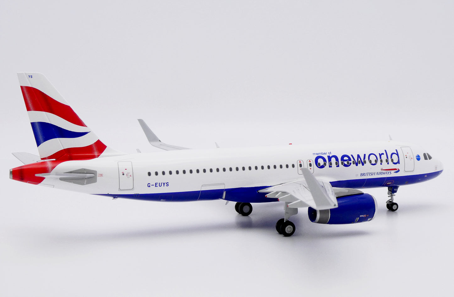 JC WINGS A320 BRITISH AIRWAYS "ONEWORLD" REG: G-EUYS