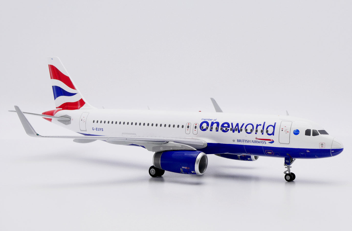 JC WINGS A320 BRITISH AIRWAYS "ONEWORLD" REG: G-EUYS