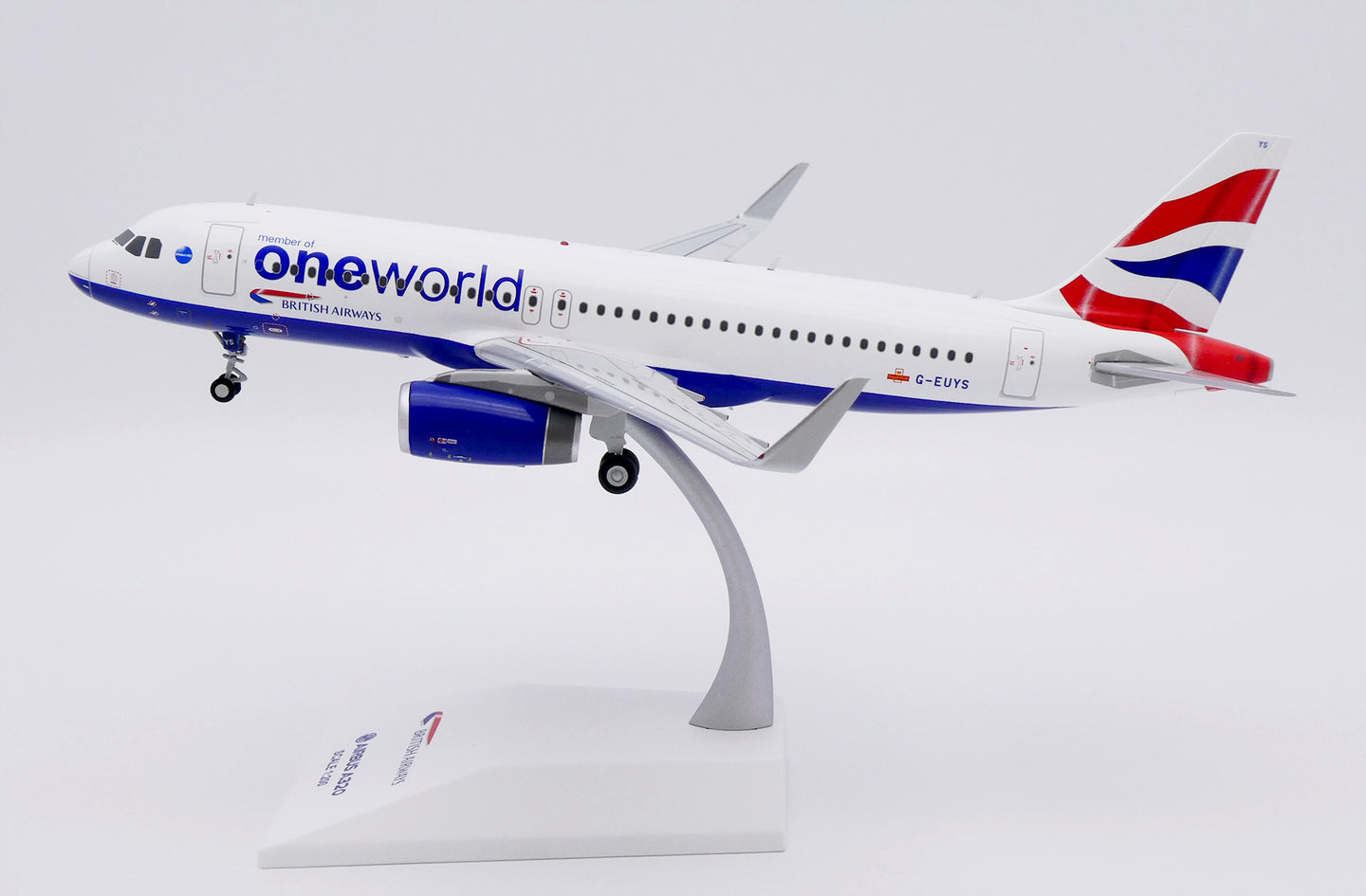 JC WINGS A320 BRITISH AIRWAYS "ONEWORLD" REG: G-EUYS