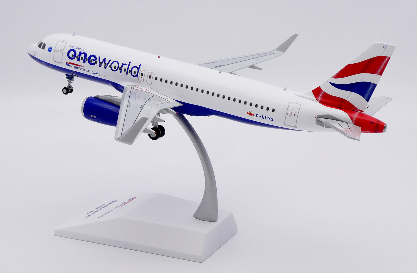 JC WINGS A320 BRITISH AIRWAYS "ONEWORLD" REG: G-EUYS