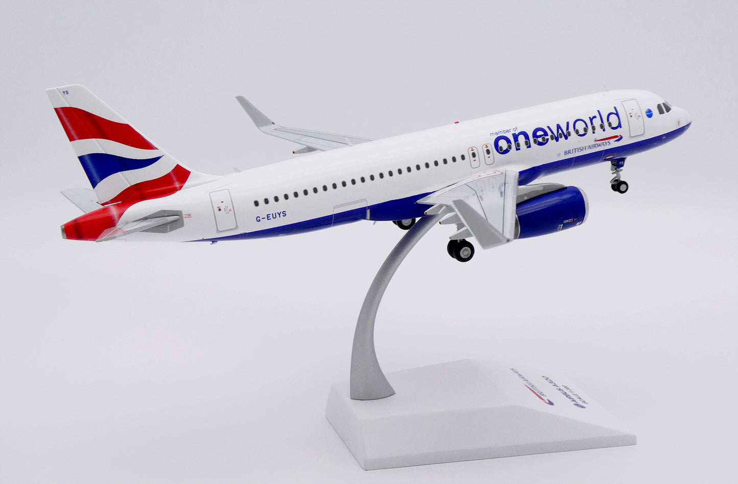 JC WINGS A320 BRITISH AIRWAYS "ONEWORLD" REG: G-EUYS