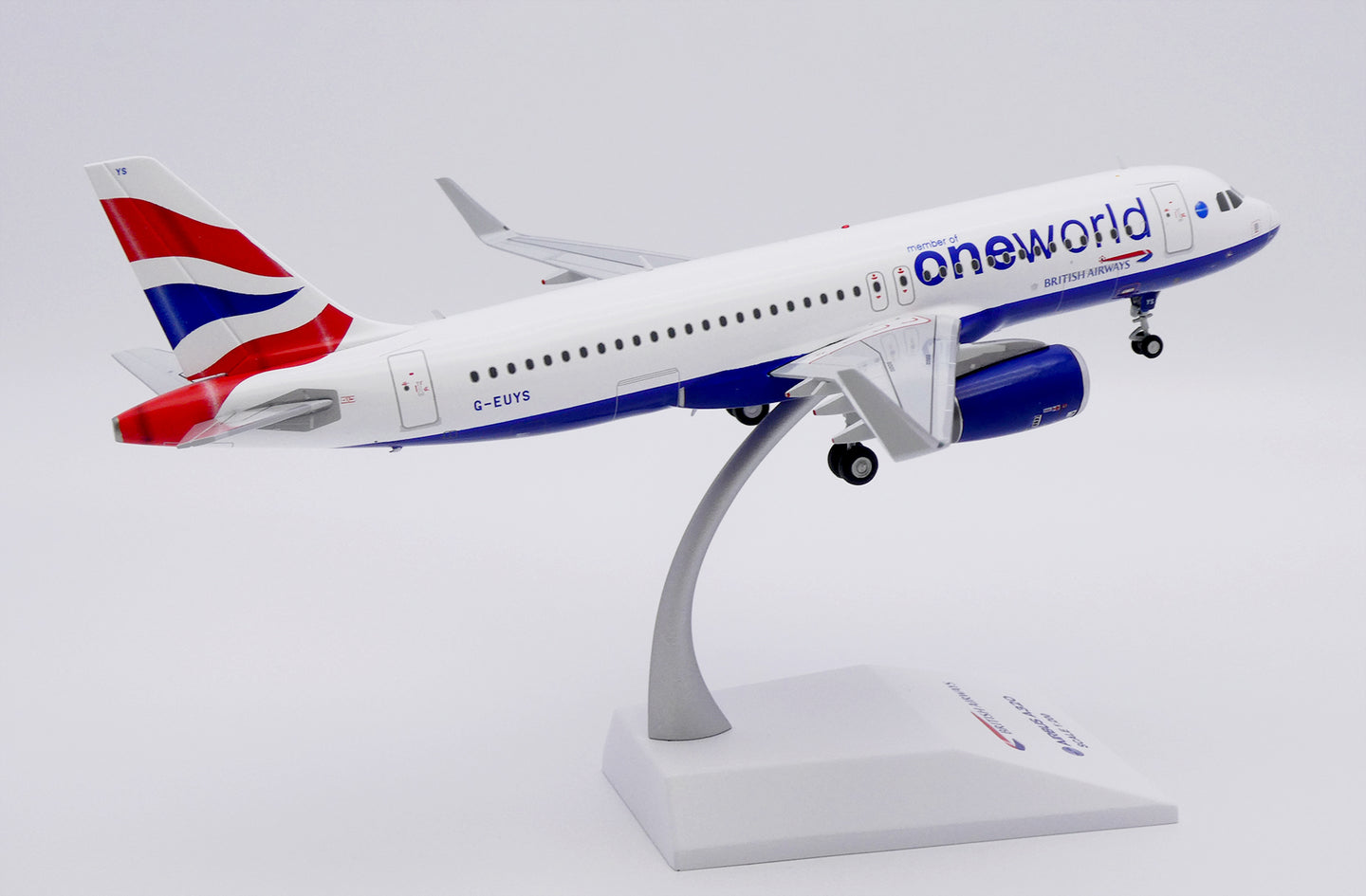 JC WINGS A320 BRITISH AIRWAYS "ONEWORLD" REG: G-EUYS