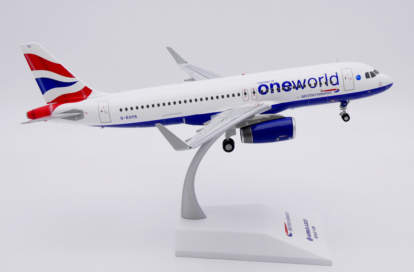 JC WINGS A320 BRITISH AIRWAYS "ONEWORLD" REG: G-EUYS
