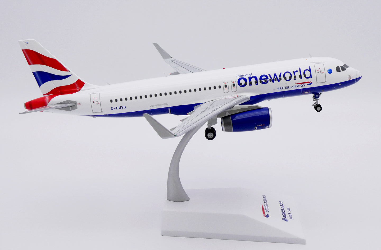 JC WINGS A320 BRITISH AIRWAYS "ONEWORLD" REG: G-EUYS