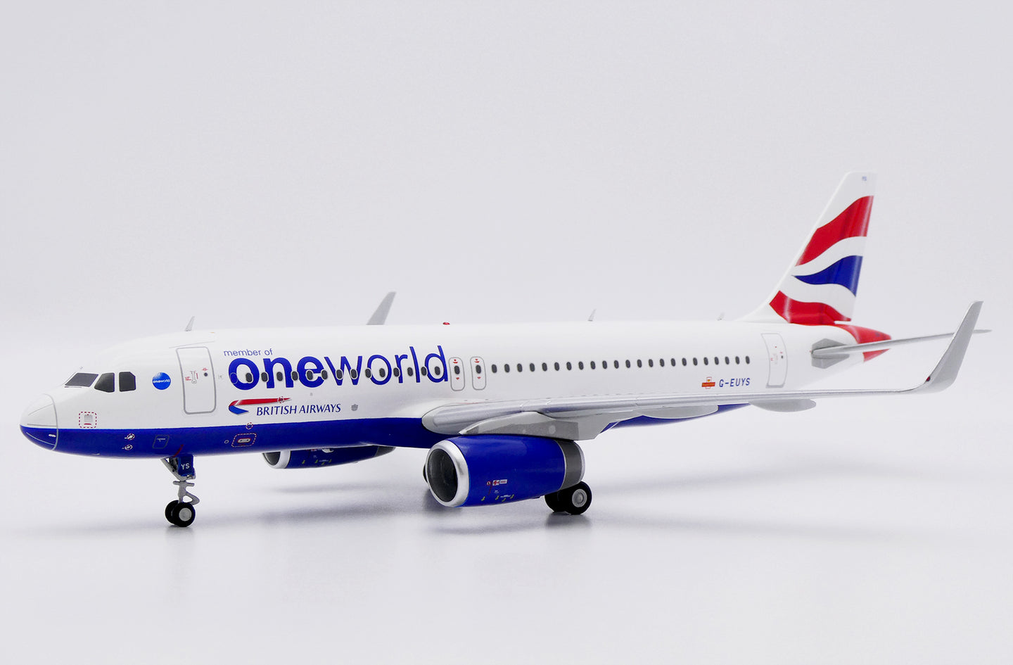 JC WINGS A320 BRITISH AIRWAYS "ONEWORLD" REG: G-EUYS