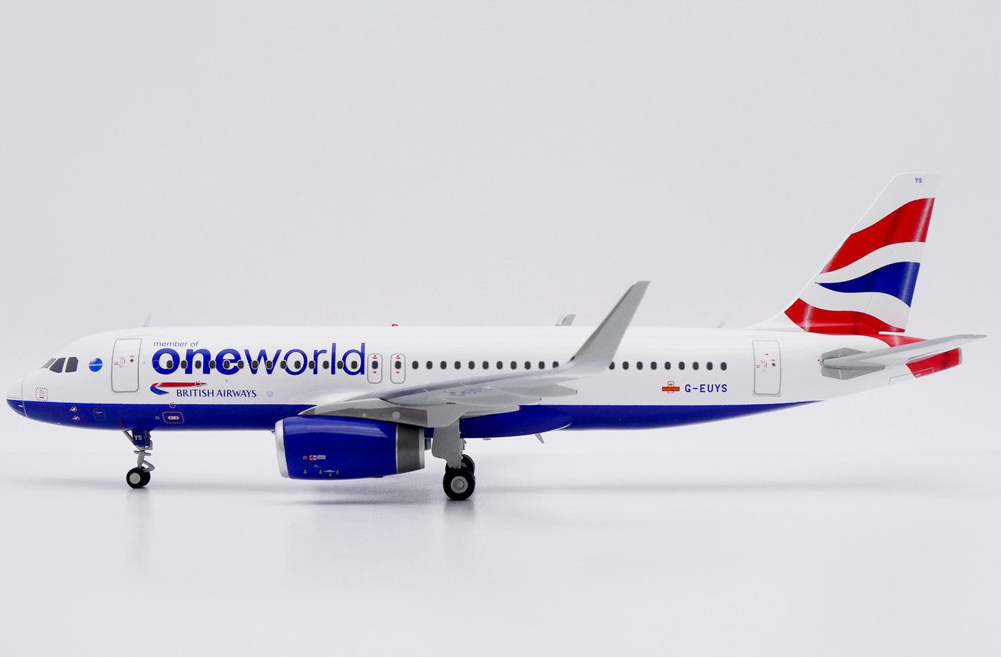 JC WINGS A320 BRITISH AIRWAYS "ONEWORLD" REG: G-EUYS