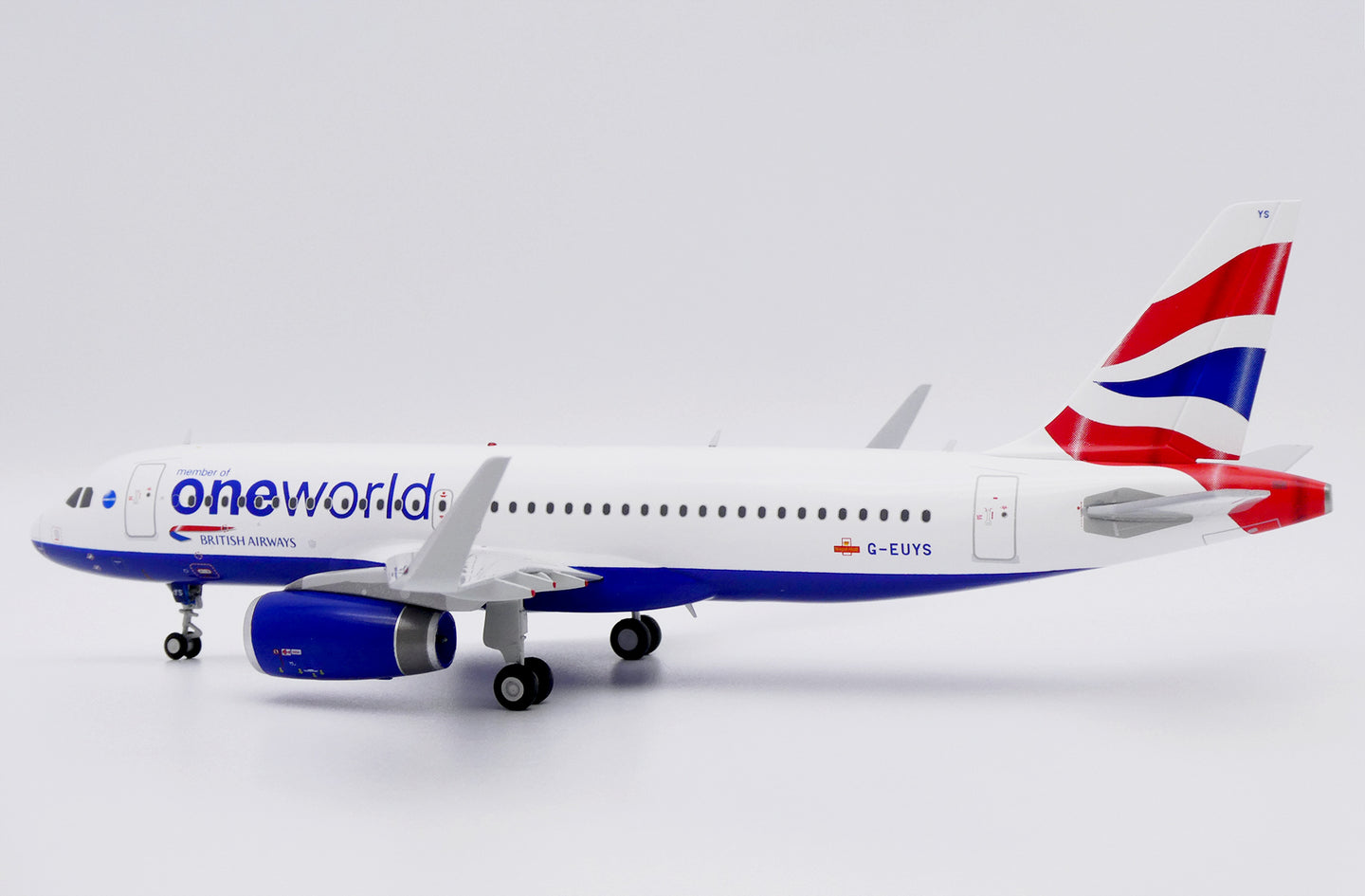 JC WINGS A320 BRITISH AIRWAYS "ONEWORLD" REG: G-EUYS