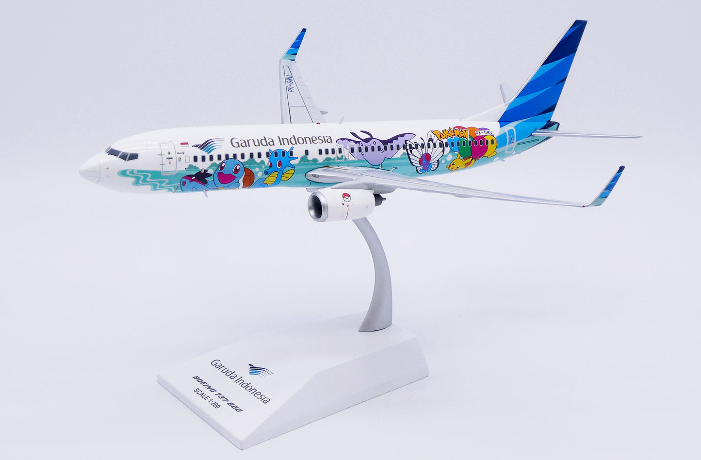 JC WINGS B737-800 GARUDA INDONESIA "POKEMON" REG: PK-GMU