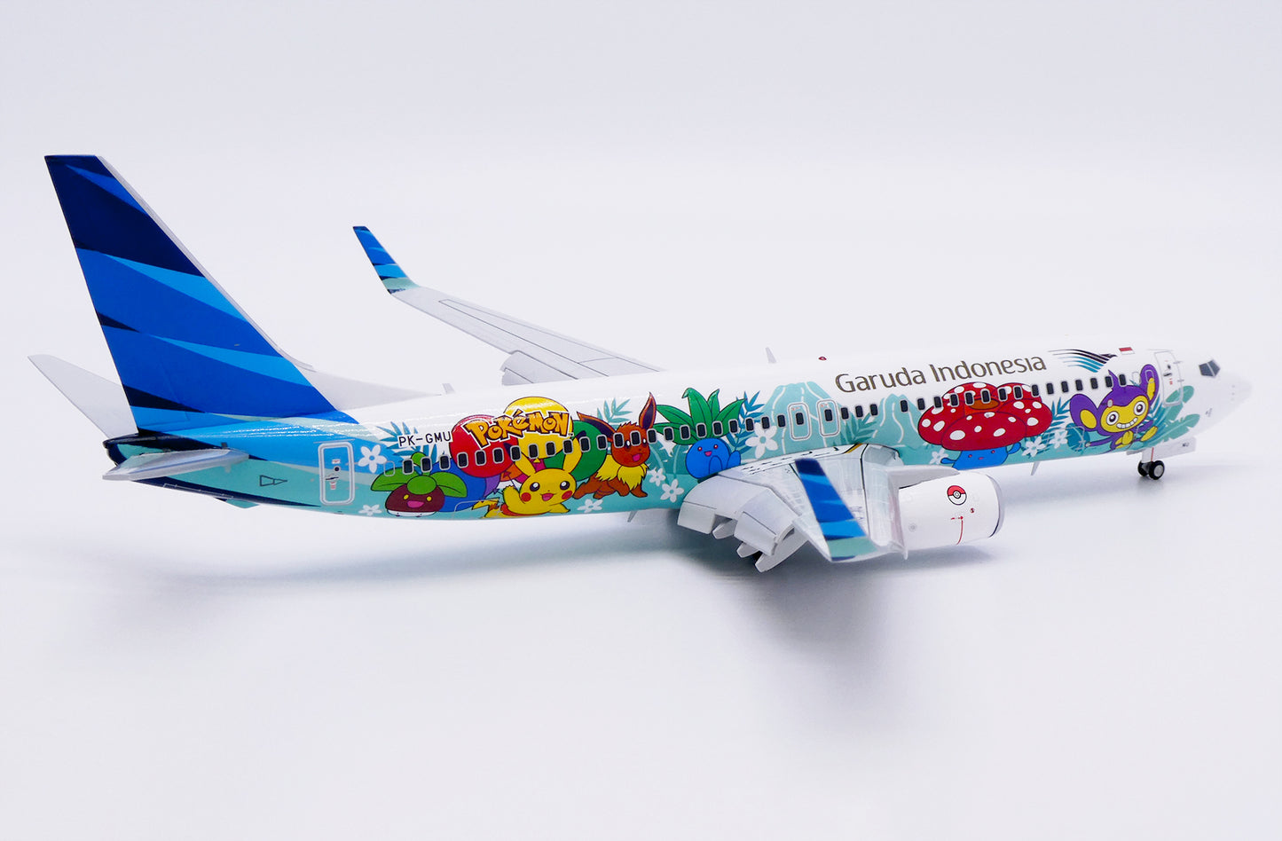 JC WINGS B737-800 GARUDA INDONESIA "POKEMON" (FLAPS DOWN) REG: PK-GMU