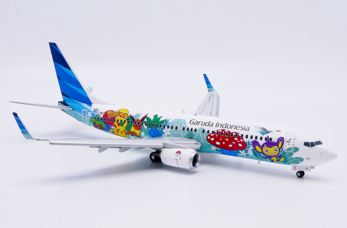 JC WINGS B737-800 GARUDA INDONESIA "POKEMON" (FLAPS DOWN) REG: PK-GMU