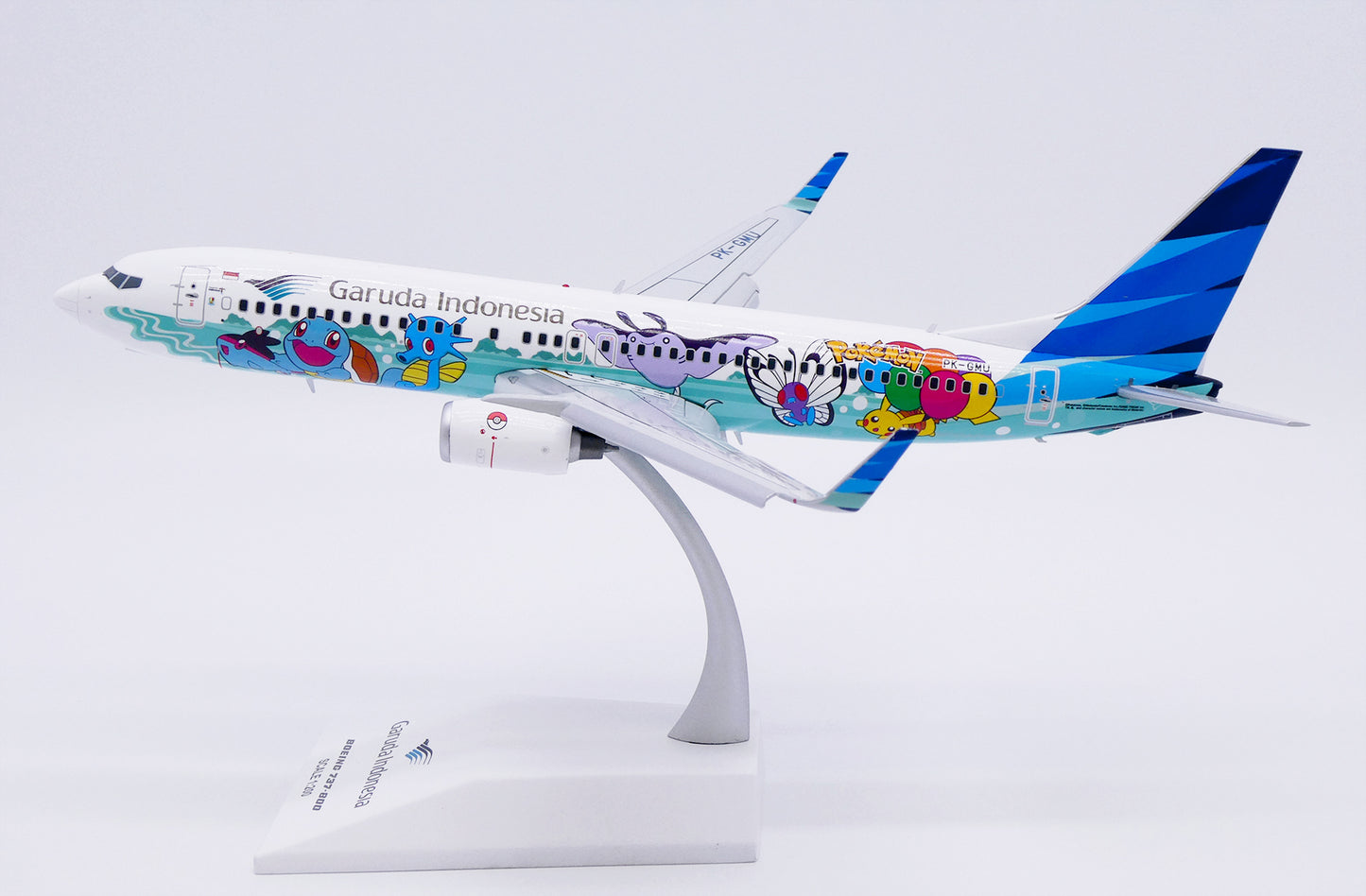 JC WINGS B737-800 GARUDA INDONESIA "POKEMON" (FLAPS DOWN) REG: PK-GMU